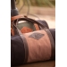 Canvas Bowl Bag Medium Model - Pink & Black