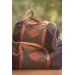 Sac Canvas Bowl Moyen Modèle - Kaki & Noir