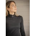 Techpy Long Sleeve Polo Shirt - Black