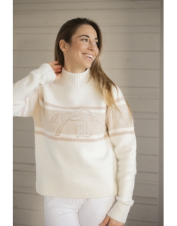 Pull Noris - Beige & Camel