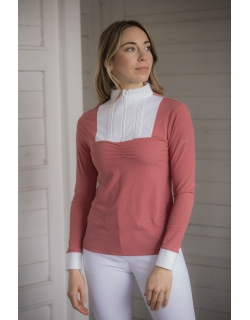 Polo de Concours Florence Manches Longues - Terracotta