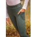 Dark Green Eden by Pénélope Delphe Legging - Children