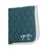 Tapis de selle Diamant - Bleu Canard & Blanc