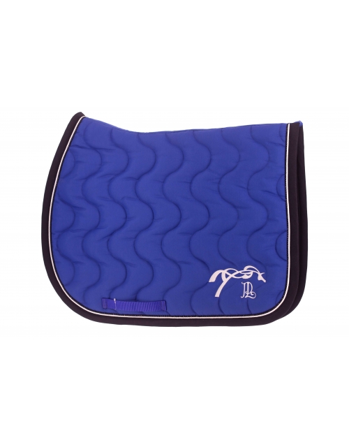 Eden by Pénélope Diamant Saddle Pad - Royal Blue & Black