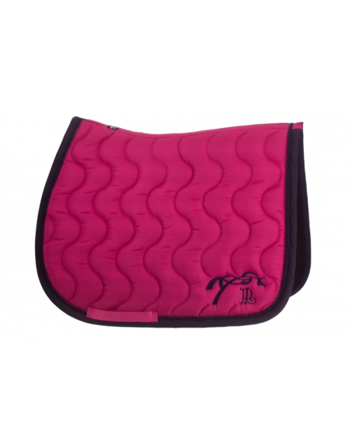 Eden by Pénélope Diamant Saddle Pad - Fuchsia & Navy