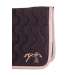 Tapis de selle Eden by Pénélope Diamant - Noir & Rose Gold