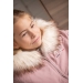 Eden by Pénélope Powder Pink Lyon Bombers Jacket - Children