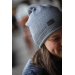 Nouki Knitted hat - Grey