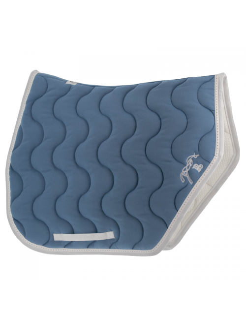Point sellier sport saddle pad - Lagoon blue & White