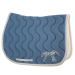 Classic point sellier saddle pad - Lagoon blue & White