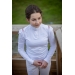 Polo de concours Bruges blanc & galon tricolore - Junior