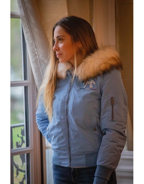Lyon Bomber jacket - Arctic blue Pénélope-store