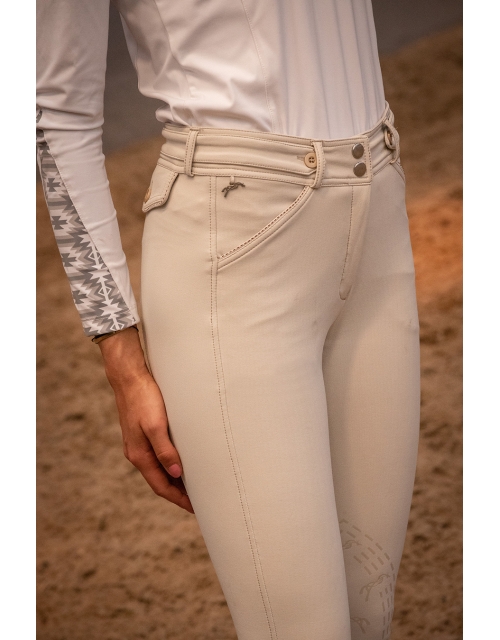 Pantalon d'Équitation Point Sellier - Crème