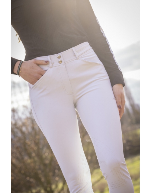 Pantalon d'Équitation Elégance - Blanc