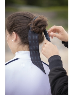 Sonia Twilly Ribbon - Black & Peacock Blue