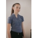 Blue Grey Iliana Polo Shirt - Children
