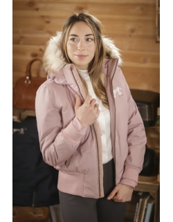 Step Bombers Jacket - Powder Pink