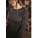 T-Shirt Techty Manches Longues - Gris Foncé