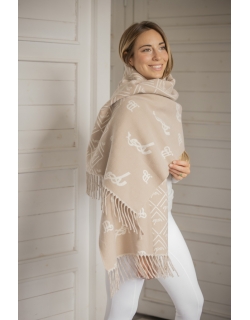 Écharpe Lana - Beige & Ecru