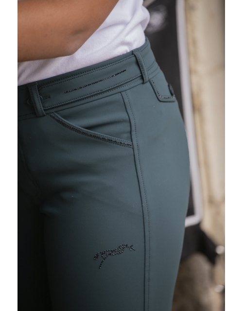 Eden by Pénélope Forest Green Élégance Breeches - Children