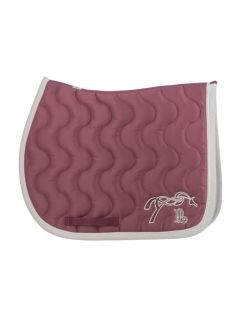 Tapis de selle Point Sellier Classique - Magenta & Blanc