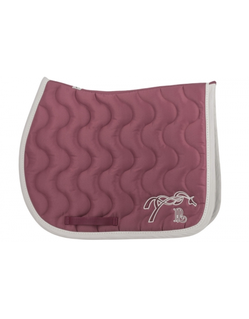 Tapis de selle Point Sellier Classique - Magenta & Blanc