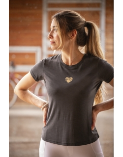 T-shirt Lovely - Anthracite