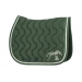 Classic Point Sellier Saddle Pad - Dark Green & Green