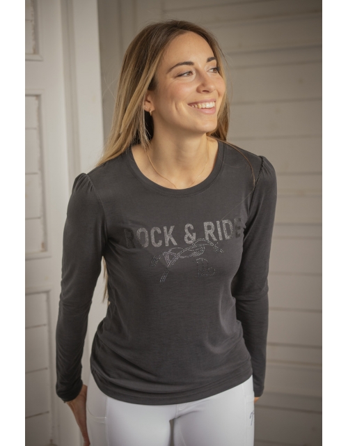 Lovely Long-Sleeved T-shirt - Anthracite