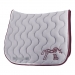 Tapis de selle Point Sellier Classique - Gris Clair & Bordeaux