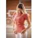 Josie Polo Shirt - Peach