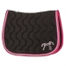 Eden by Pénélope Classic Point Sellier Saddle Pad - Black & Fuchsia