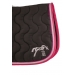 Eden by Pénélope Classic Point Sellier Saddle Pad - Black & Fuchsia