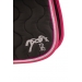 Tapis de selle Eden by Pénélope Point Sellier - Noir & Fuchsia