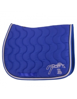Tapis de selle Point Sellier Classique - Bleu Roi & Marine Pailleté